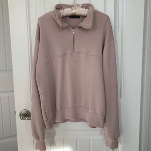 Light Pink Isabella Half-Zip